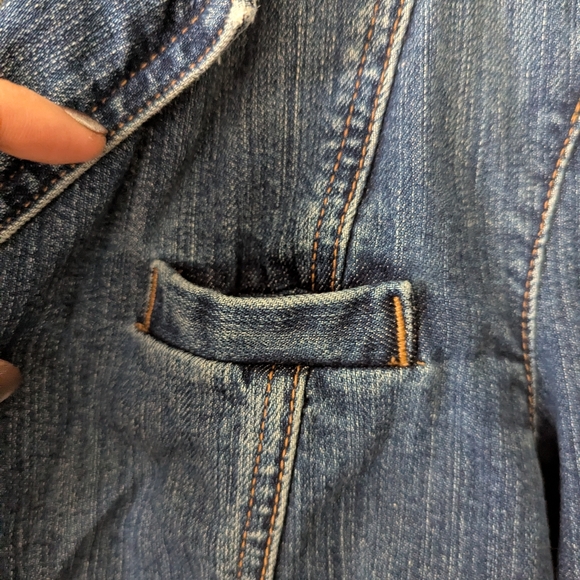 Vintage Y2K GAP Denim Blazer Size 8 - Picture 8 of 10